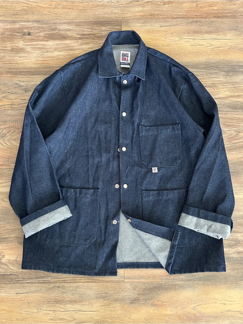 Big Bill Denim Chore Jacket Size 44